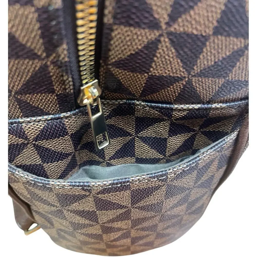 Designer Brown Monogram Large Backpack